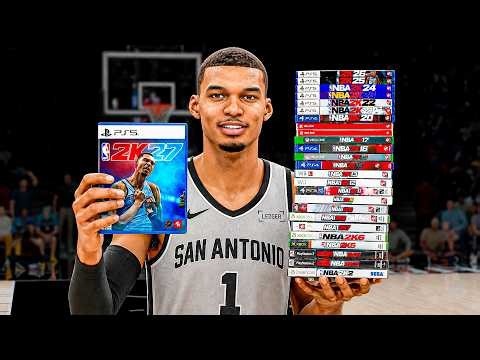 Dunking With The Cover Athlete In Every NBA 2K