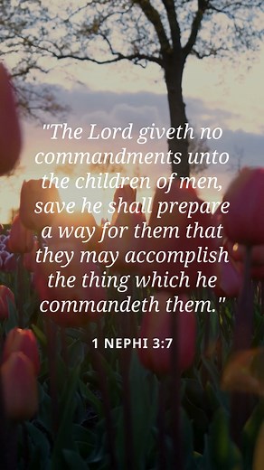 Just as a loving parent sets boundaries to protect and nurture their children, the Lord gives us commandments because He loves us and wants to help us grow spiritually. The Lord’s commandments are divine guidance designed to lead us toward happiness, peace, and eternal life. When we follow His commandments, we align ourselves with His will and open our hearts to receive His blessings. How has following the commandments blessed your life? #TheBookOfMormon #FeastUponTheWord #VerseOfTheDay | The Bo