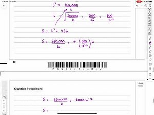 IAL, Edexcel, June 2021, P2, Q9, Differentiation, Modelling, Stationary Points, Pure, WMA12/01