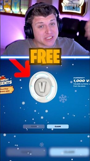 Fortnite's V-BUCKS PRESENT! 😱🎁