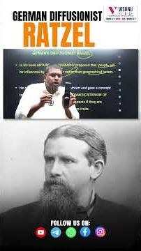 German Diffusionism by Friedrich Ratzel | Anthropology Optional UPSC 2027 | Vishnu IAS