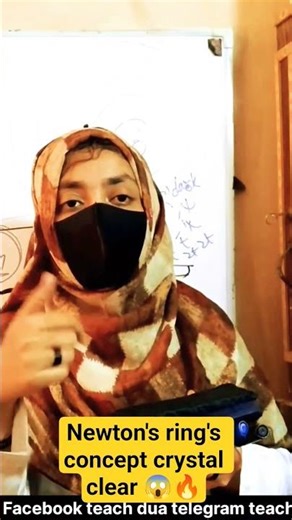 🌈 Why Is the Centre Dark? Newton’s Rings Concept Made Easy! #shorts #trending