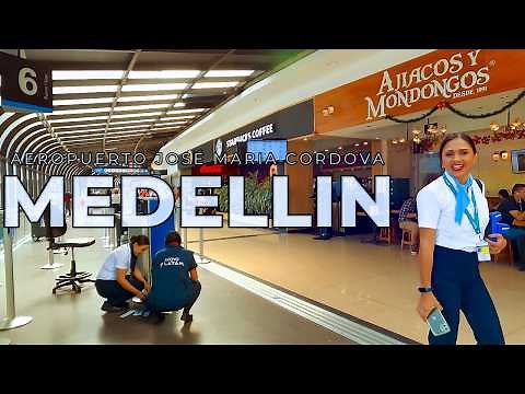 🇨🇴 ¡Así es la Terminal Nacional del Aeropuerto de Medellín! (MDE) | COLOMBIA | 4K | 2024.