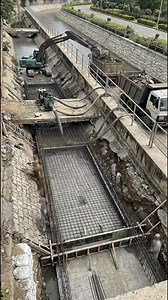 This reel captures a realistic canal-side nala cleaning and renovation process, showing how a severely polluted open drain filled with thick sludge, plastic waste, and stagnant wastewater is transformed step by step into a clean, concrete-lined urban drainage system. The focus is on extreme nala cleaning, canal-side drainage improvement, and urban sanitation work carried out using heavy machinery, sludge pumps, and professional civil engineering methods. Every stage follows a logical, real-world