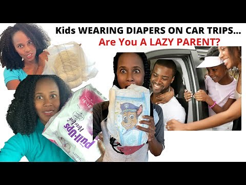 USING DIAPERS on LONG ROAD TRIPS for Kids| Road trips with Kids & DIAPERS!