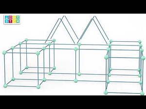 Build-A-Fort Deluxe Construction Fort Set - Wanna build bigger? Get more sets! Power your fun!