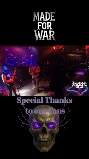MOSH PIT • Awakening Ghost – “Made For War” (LIVE)