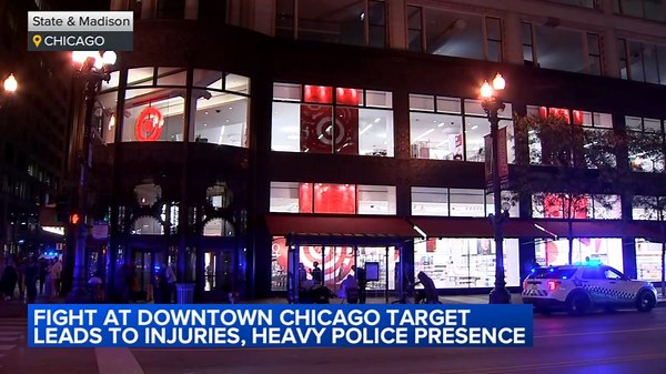 Man battered while trying to prevent theft at Target in Loop, Chicago police say