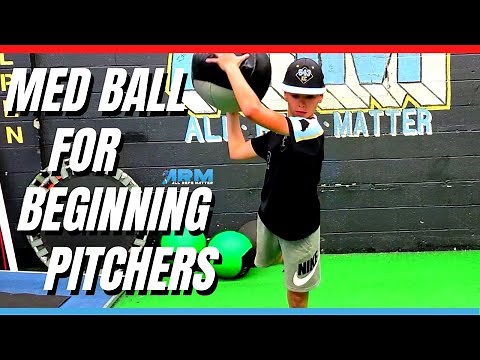Youth Baseball Pitching Med Ball Drills 9 - 14