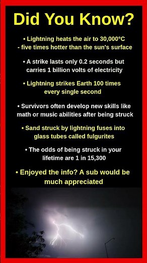 Things That Happen During a Lightning Strike ⚡😱