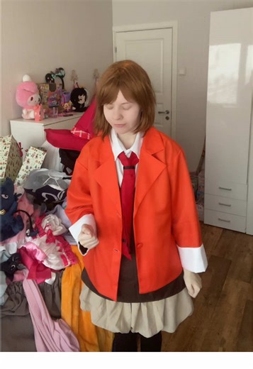 Mahiru and Kuro gives Cure Lillian and Cure Nyammy vibes and I love it🧡💙🐈‍⬛ #mahirushirota #mahirushirotacosplay #servamp #servampcosplay #サーヴァンプ