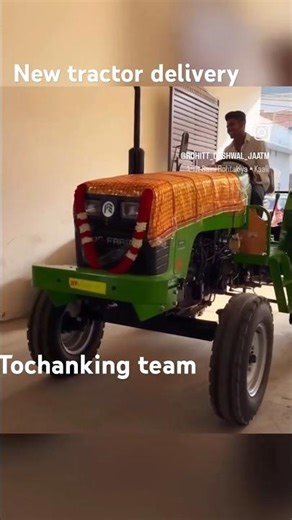 new tractor 🚜 indofarm ki delivery #trend #subscribe #viral #trending #ytshorts #india #live