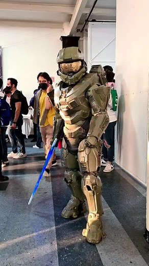 Cosplay de Jefe Maestro - Cortanas Rampantes