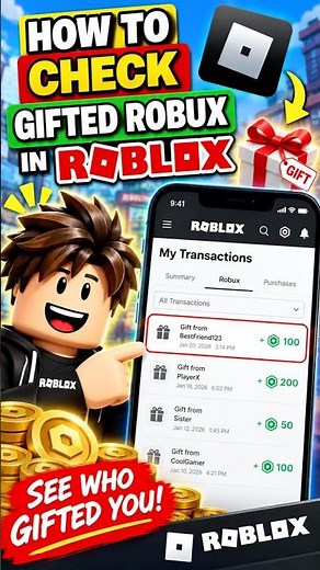 How To Check Gifted Robux on Roblox | See Roblox Robux Gifts