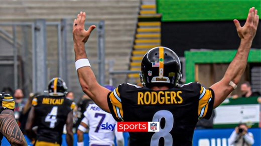 Minnesota Vikings 21-24 Pittsburgh Steelers: Aaron Rodgers leads Steelers to historic win at Dublin's Croke Park in Ireland