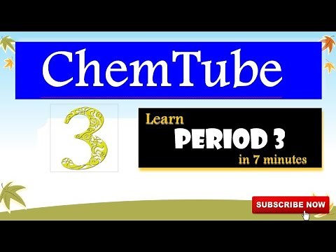 Chemistry SPM: Learn Period 3 In 7 Minutes