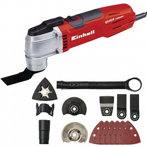 Einhell Outil multifonction TE-MG 300 EQ (300 W, Variateur électronique, Verrouillage rapide) Livré avec accessoires