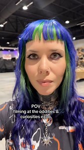 12K views · 279 reactions | REPORTING LIVE WITH YOUR DAILY DOSE OF WEIRD STUFF!  | Oddities & Curiosities Expo | Facebook