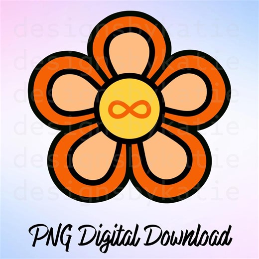 Métis Flower PNG | Indigenous Floral Infinity Symbol Digital Download Clipart - Etsy