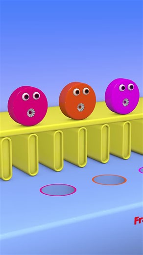 Cute Circular Monster Animation