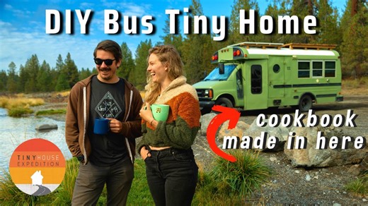 Built Skoolie Tiny Home, ran away with Circus & made nomad Cookbook!
