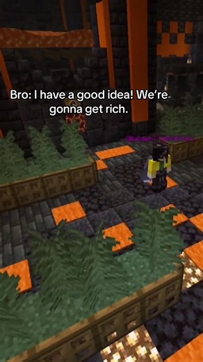 Bro, I have a good idea! We’re gonna get rich. #fy #fypシ゚viral🖤tiktok #minecraft #minecraftmemes #minecraftfunny