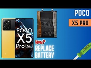 Xiaomi POCO X5 Pro / Replace Battery / How to
