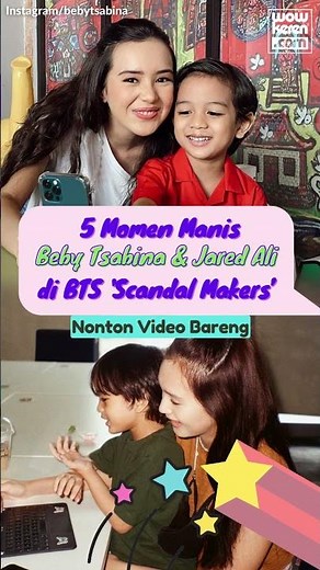 Intip Yuk Chemistry Manis Beby Tsabina dan Jared Ali di BTS Film 'Scandal Makers’!