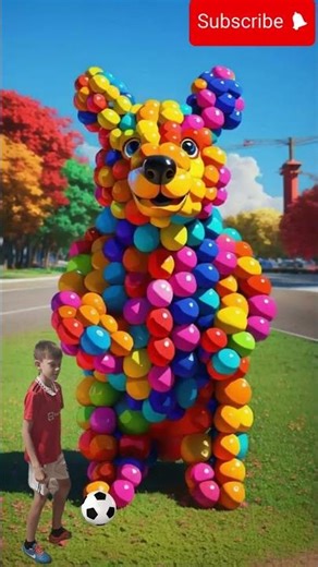 Giant Balloon Animals Take Over the Park! #animation #kids # #balloons #animals #cartoon #kidsvideo