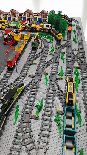 Exploring LEGO City: Model Trains and Rail Yard