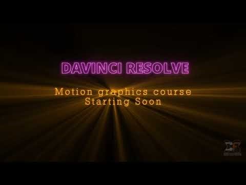 Davinci Resolve Motion Graphics Neon Light in Fusion