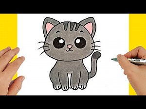How to Draw a Cute Cat Easy| kawaii Cat