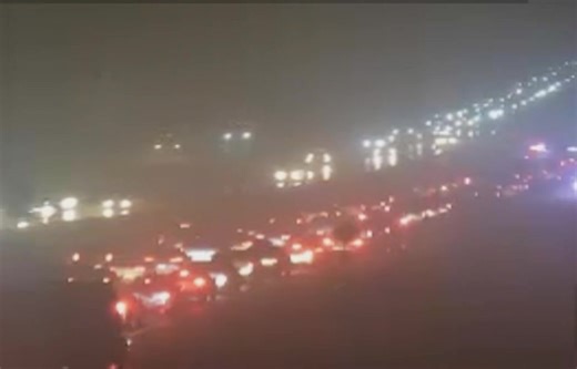 I-70 westbound closes at Genesee after crashes pile up