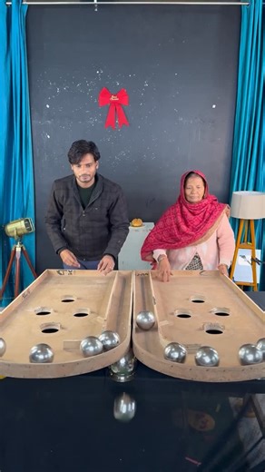 Vikash Kumar on Instagram: "Son vs mom roll steel three ball drop eight eight hole wow win three burger challenge Amazing best game 9885555 nice game challenge #instragram"