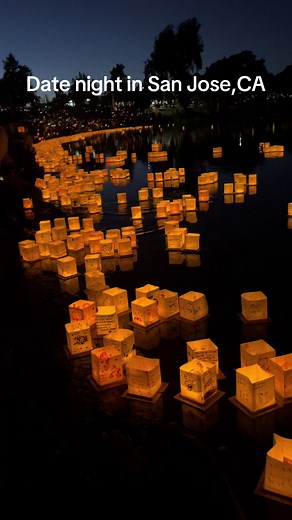 Water Lantern Festival 2025 🤍✨💫 it was beautiful 🩷#sanjosewaterlanternfestival #waterlanternfestival #waterlantern #datenight #sanjose