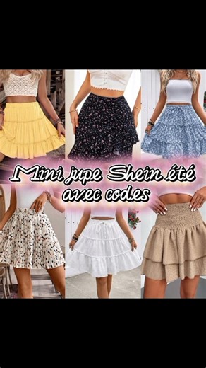 Top mini jupe Shein à petit prix #shein #fashion #pourtoi #jupe #haul