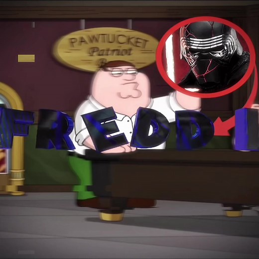 Kylo Ren Rage in Family Guy: A Star Wars Edit