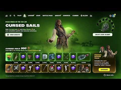 Fortnite PIRATES OF THE CARIBBEAN Background Music