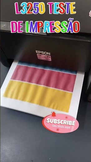 Epson L3250 4-color print test #epson #printer #printer