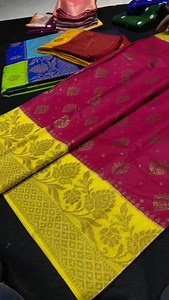 Banarasi dyble gorget fab saree Latest disign n colurs Fancy Alfi tree design in border 🌹 Full body Alfi butai design Contrast jaqurd blouse picture Contrast Jaguerd weaving disignr pallu Single and multiple available 😍 Book This Sarees and Dress Materials Please Take Screen Shot and send whatsapp Whatsapp Link : https://wa.me/message/HRZBHWZRCEQRL1 Or save and whatsapp 9941147802 | FameBazaar.com -Wow New Sarees