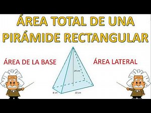 LATERAL AREA AND BASE AREA OF A RECTANGULAR PYRAMID #pyramid #area #geometry #geometry