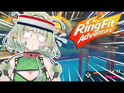 【RING FIT ADVENTURE】WORKING UP AND SWEAT AND TRYING NOT TO DIE!