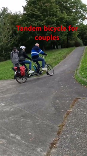 Tandem bicycles for couples #germany #travelvlog