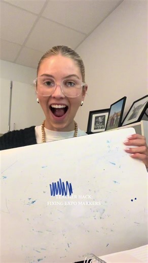 Easy Marker Fix: Teacher Hack for Fixing Expo Markers