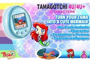 Tamagotchi 4U/4U  Characters - Cute Mermaid - Etsy