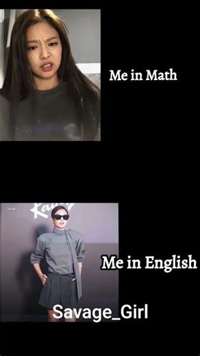Me In English VS Maths