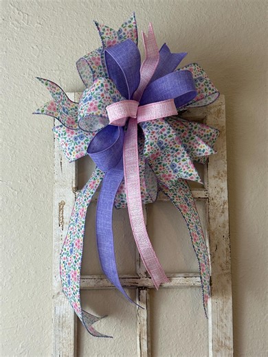 Spring Wreath Bow - Etsy