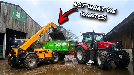 MASSIVE MACHINARY FOR A BIG JOB!... WE HAD TO REVAMP THE BEDDING SITUATION!! | Tom Pemberton Farm Life