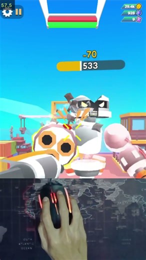 DUAL WIELD! 🤯 SWORD & AXE MECHA VS. THE TROOPER! (Mechangelion Robot Fighting SHORTS)