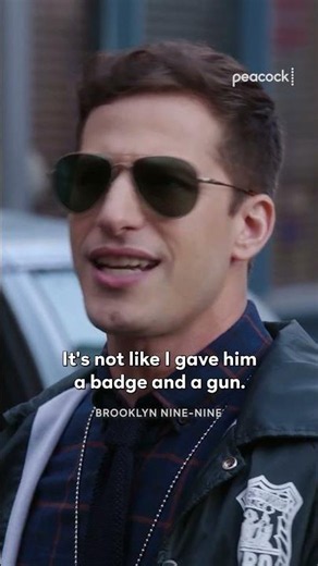 No mo slow-mo 😤 #BrooklynNineNine #JakePeralta #AndySamberg #CraigRobinson #B99 #Shorts